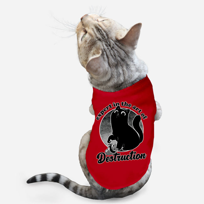 Expert In Destruction-Cat-Basic-Pet Tank-Studio Mootant