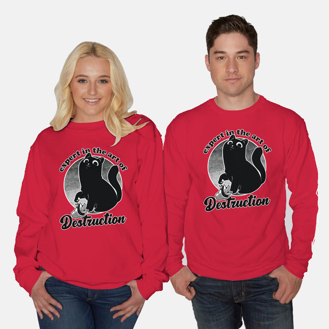 Expert In Destruction-Unisex-Crew Neck-Sweatshirt-Studio Mootant