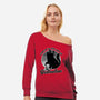 Expert In Destruction-Womens-Off Shoulder-Sweatshirt-Studio Mootant