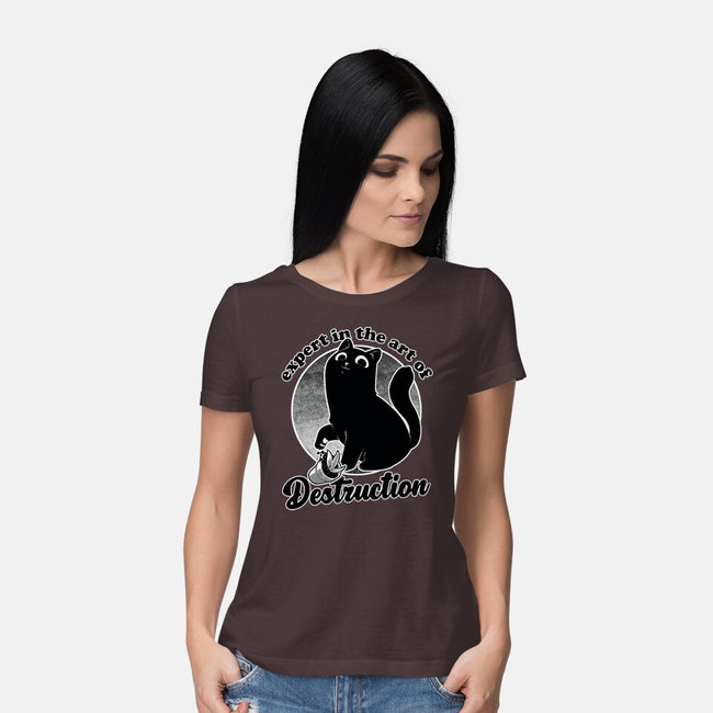 Expert In Destruction-Womens-Basic-Tee-Studio Mootant