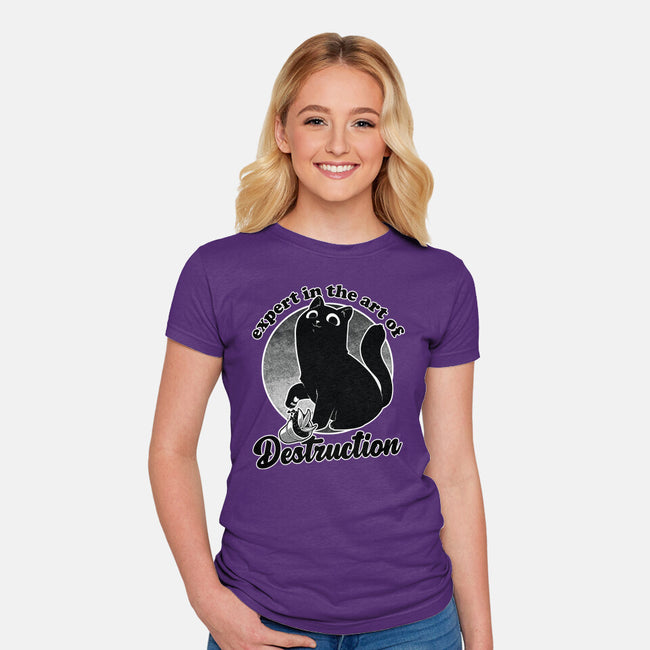 Expert In Destruction-Womens-Fitted-Tee-Studio Mootant