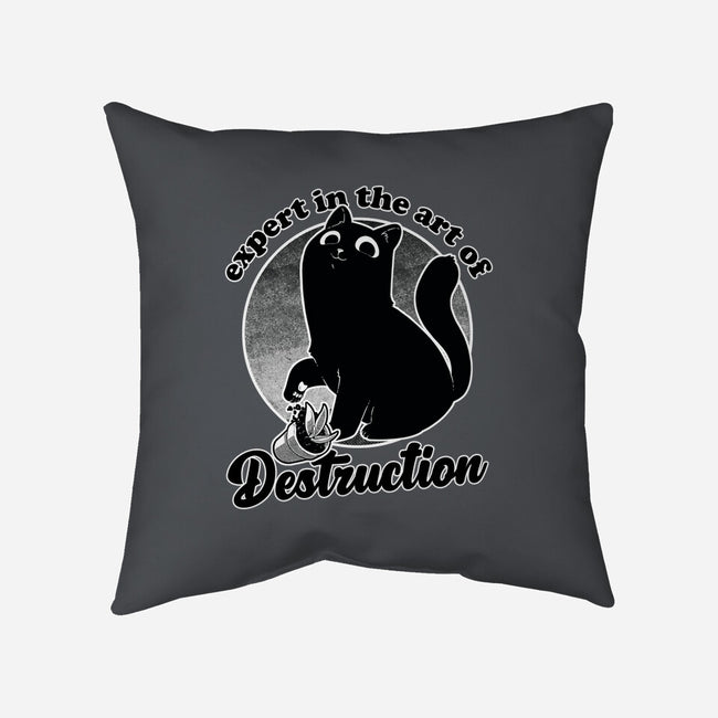 Expert In Destruction-None-Removable Cover-Throw Pillow-Studio Mootant