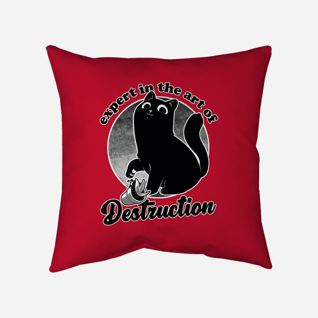 Expert In Destruction-None-Removable Cover-Throw Pillow-Studio Mootant