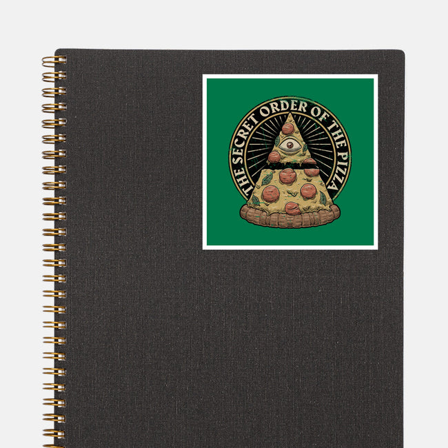 Secret Order Of The Pizza-None-Glossy-Sticker-Studio Mootant