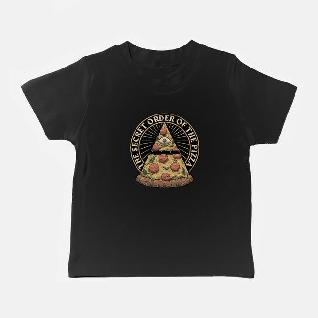 Secret Order Of The Pizza-Baby-Basic-Tee-Studio Mootant