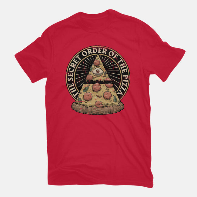 Secret Order Of The Pizza-Mens-Heavyweight-Tee-Studio Mootant