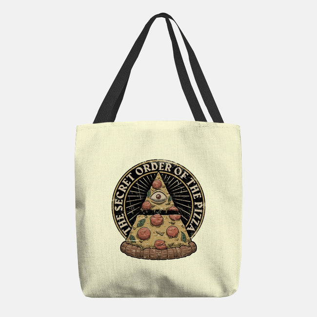 Secret Order Of The Pizza-None-Basic Tote-Bag-Studio Mootant