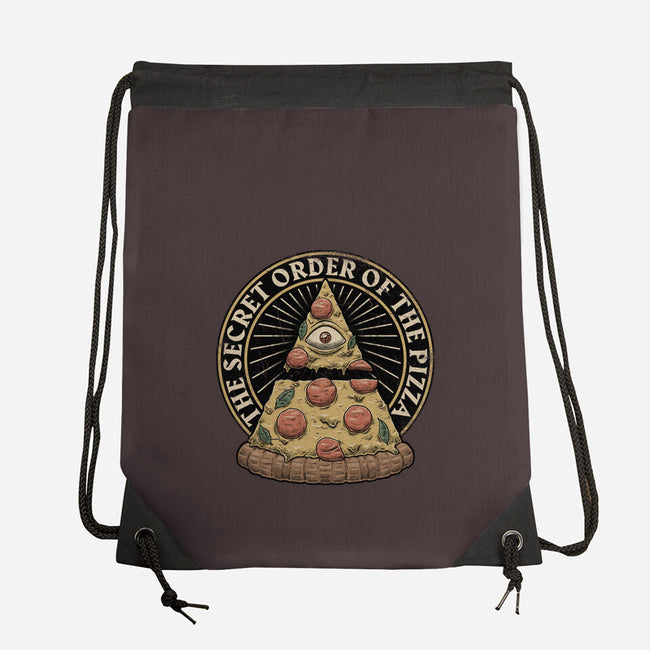 Secret Order Of The Pizza-None-Drawstring-Bag-Studio Mootant