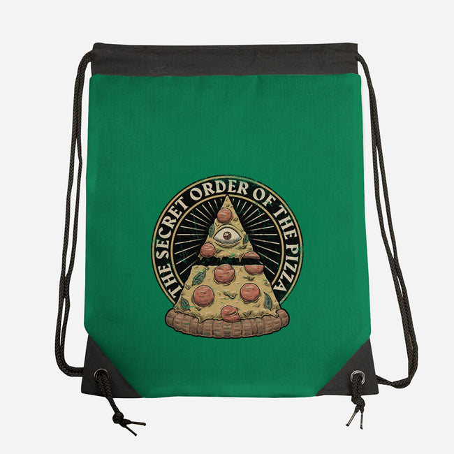 Secret Order Of The Pizza-None-Drawstring-Bag-Studio Mootant