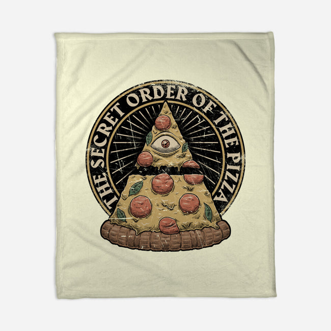 Secret Order Of The Pizza-None-Fleece-Blanket-Studio Mootant