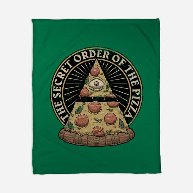 Secret Order Of The Pizza-None-Fleece-Blanket-Studio Mootant