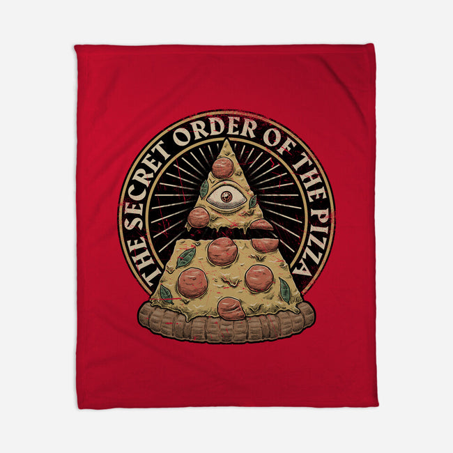 Secret Order Of The Pizza-None-Fleece-Blanket-Studio Mootant