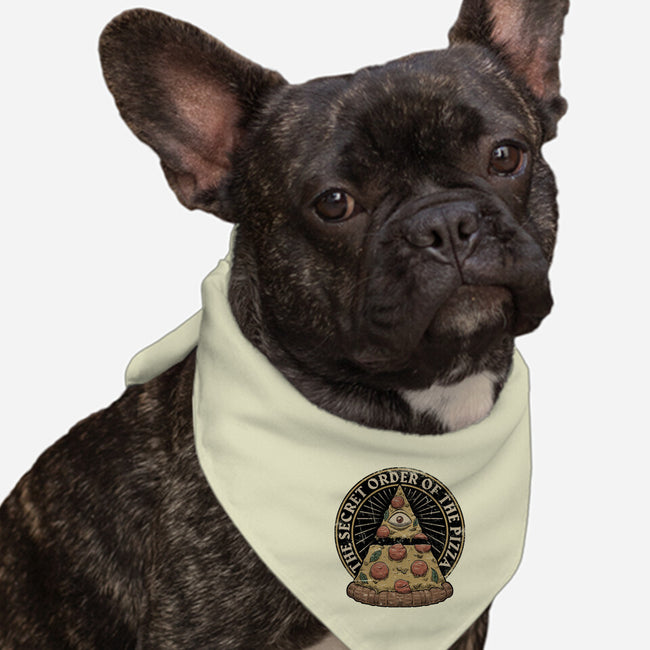 Secret Order Of The Pizza-Dog-Bandana-Pet Collar-Studio Mootant