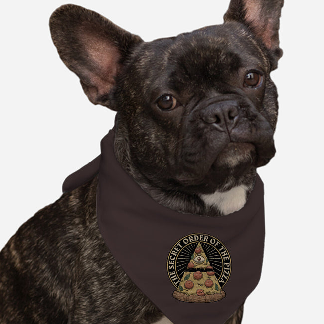 Secret Order Of The Pizza-Dog-Bandana-Pet Collar-Studio Mootant