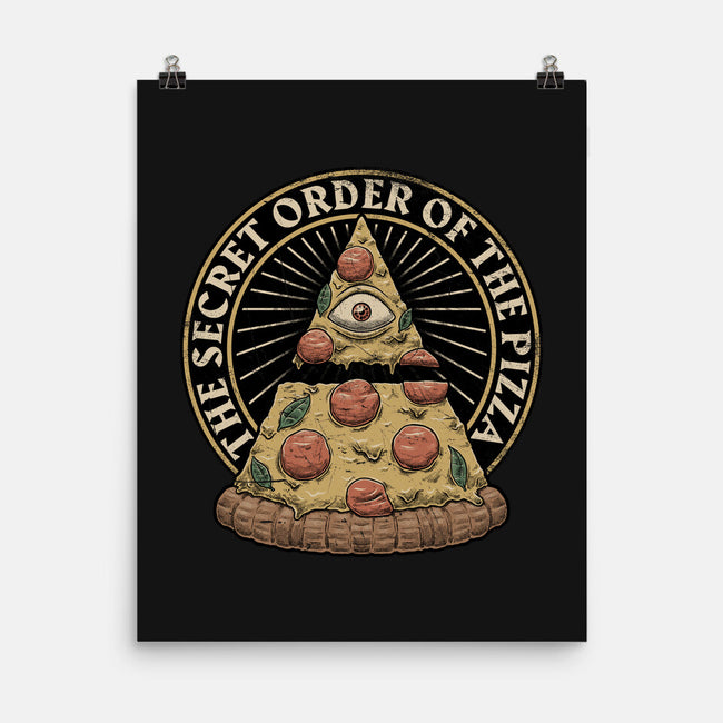 Secret Order Of The Pizza-None-Matte-Poster-Studio Mootant