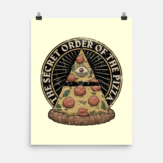 Secret Order Of The Pizza-None-Matte-Poster-Studio Mootant