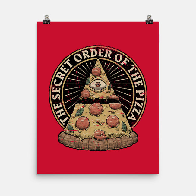 Secret Order Of The Pizza-None-Matte-Poster-Studio Mootant