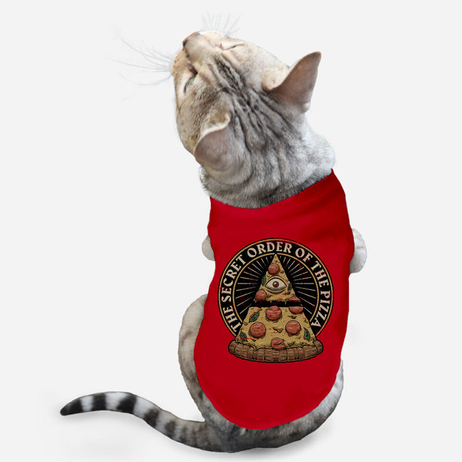 Secret Order Of The Pizza-Cat-Basic-Pet Tank-Studio Mootant