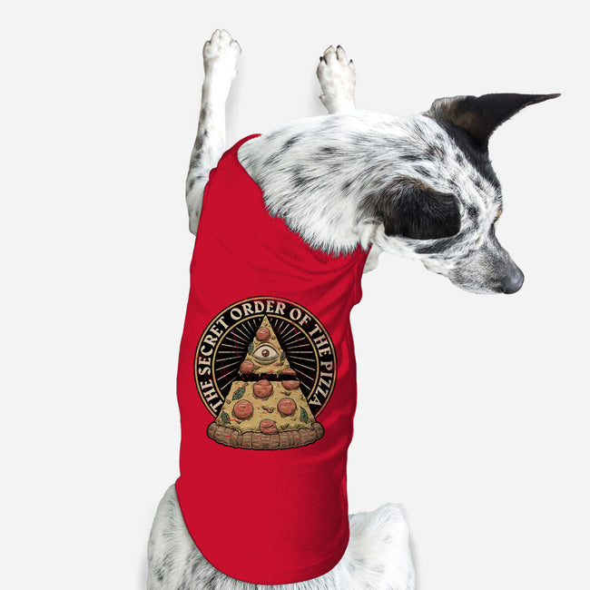Secret Order Of The Pizza-Dog-Basic-Pet Tank-Studio Mootant