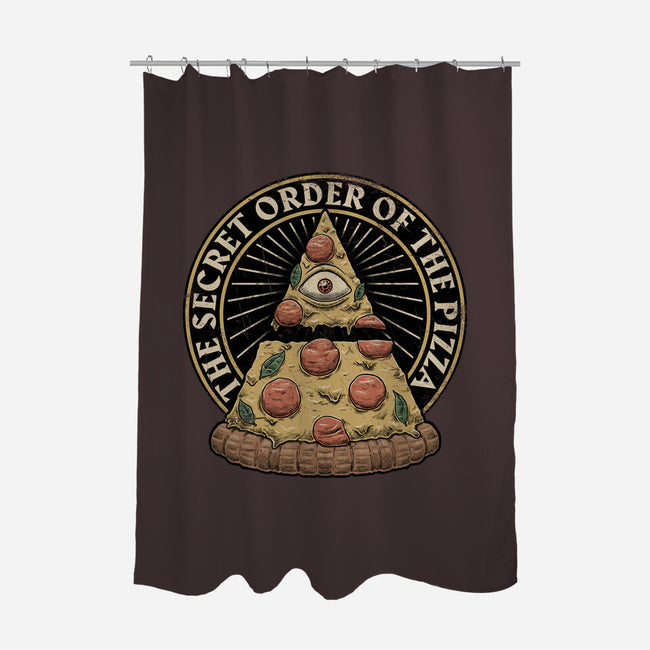 Secret Order Of The Pizza-None-Polyester-Shower Curtain-Studio Mootant
