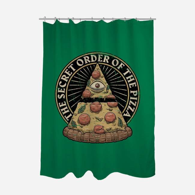 Secret Order Of The Pizza-None-Polyester-Shower Curtain-Studio Mootant