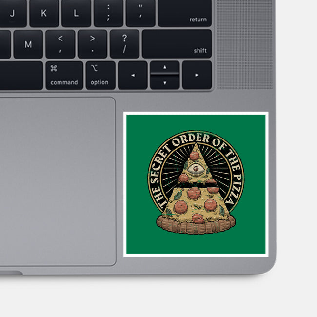 Secret Order Of The Pizza-None-Glossy-Sticker-Studio Mootant