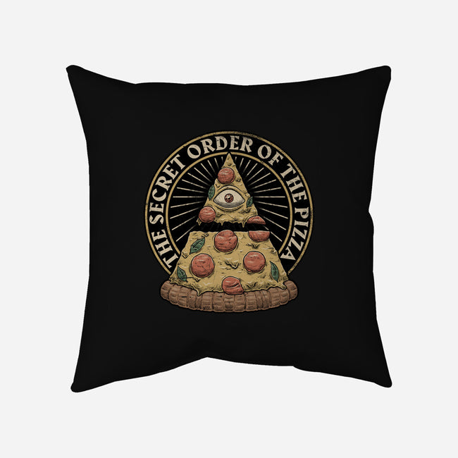 Secret Order Of The Pizza-None-Removable Cover w Insert-Throw Pillow-Studio Mootant