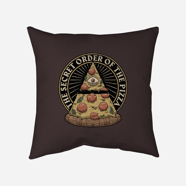 Secret Order Of The Pizza-None-Removable Cover w Insert-Throw Pillow-Studio Mootant