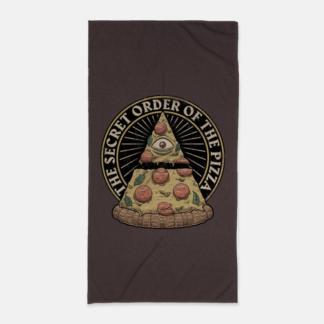 Secret Order Of The Pizza-None-Beach-Towel-Studio Mootant