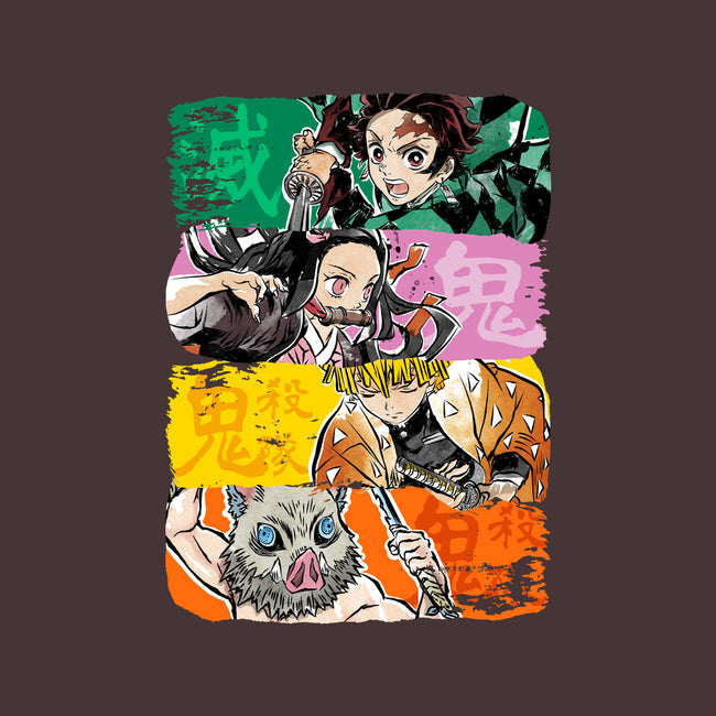 Demon Brushstrokes-None-Adjustable Tote-Bag-DrMonekers