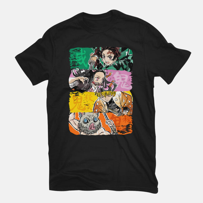 Demon Brushstrokes-Mens-Heavyweight-Tee-DrMonekers