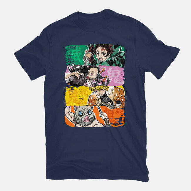 Demon Brushstrokes-Mens-Heavyweight-Tee-DrMonekers