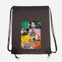 Demon Brushstrokes-None-Drawstring-Bag-DrMonekers