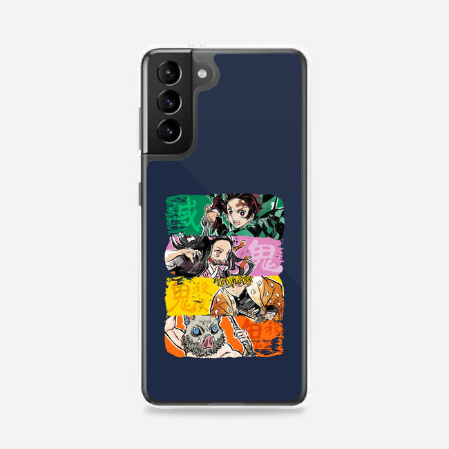 Demon Brushstrokes-Samsung-Snap-Phone Case-DrMonekers