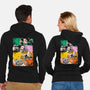 Demon Brushstrokes-Unisex-Zip-Up-Sweatshirt-DrMonekers