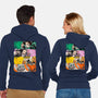 Demon Brushstrokes-Unisex-Zip-Up-Sweatshirt-DrMonekers