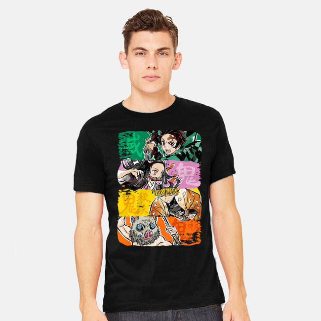 Demon Brushstrokes-Mens-Heavyweight-Tee-DrMonekers