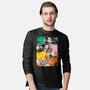 Demon Brushstrokes-Mens-Long Sleeved-Tee-DrMonekers