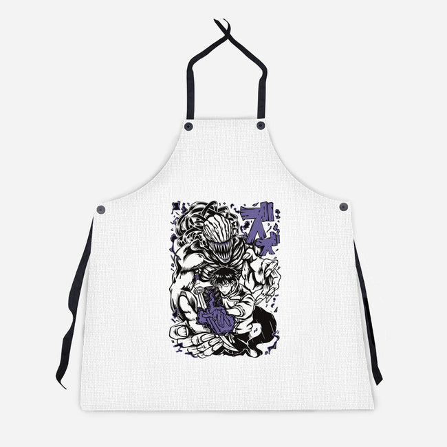 Yuta And Rika-Unisex-Kitchen-Apron-Panchi Art