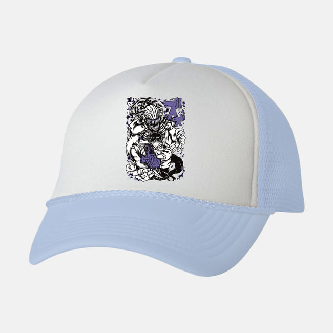 Yuta And Rika-Unisex-Trucker-Hat-Panchi Art