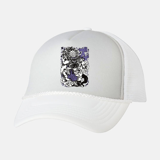 Yuta And Rika-Unisex-Trucker-Hat-Panchi Art