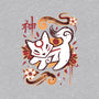 Floral Wolf Spirit-Womens-V-Neck-Tee-Snouleaf