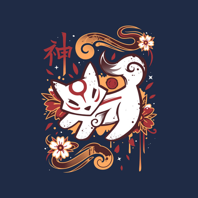 Floral Wolf Spirit-Womens-V-Neck-Tee-Snouleaf