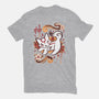 Floral Wolf Spirit-Unisex-Basic-Tee-Snouleaf