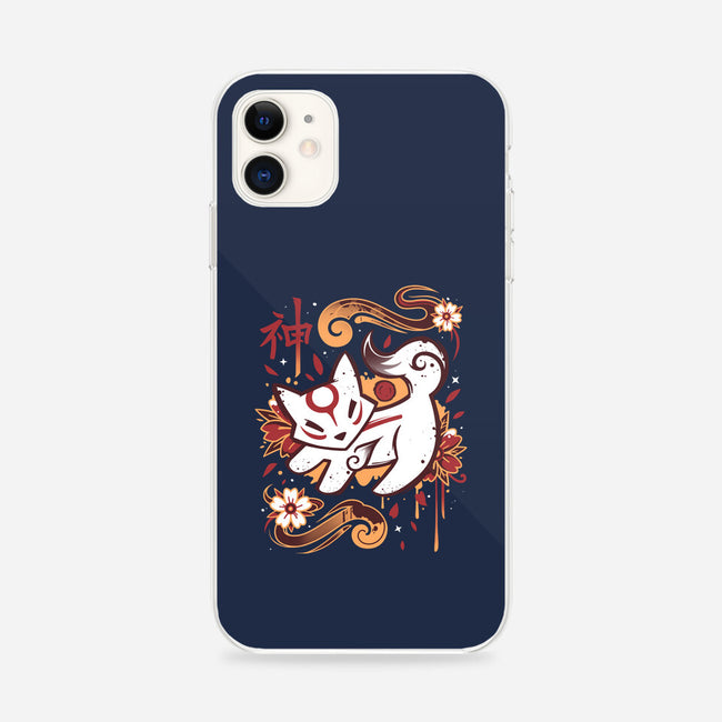 Floral Wolf Spirit-iPhone-Snap-Phone Case-Snouleaf