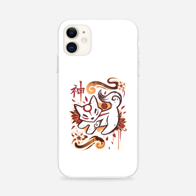 Floral Wolf Spirit-iPhone-Snap-Phone Case-Snouleaf