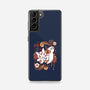 Floral Wolf Spirit-Samsung-Snap-Phone Case-Snouleaf