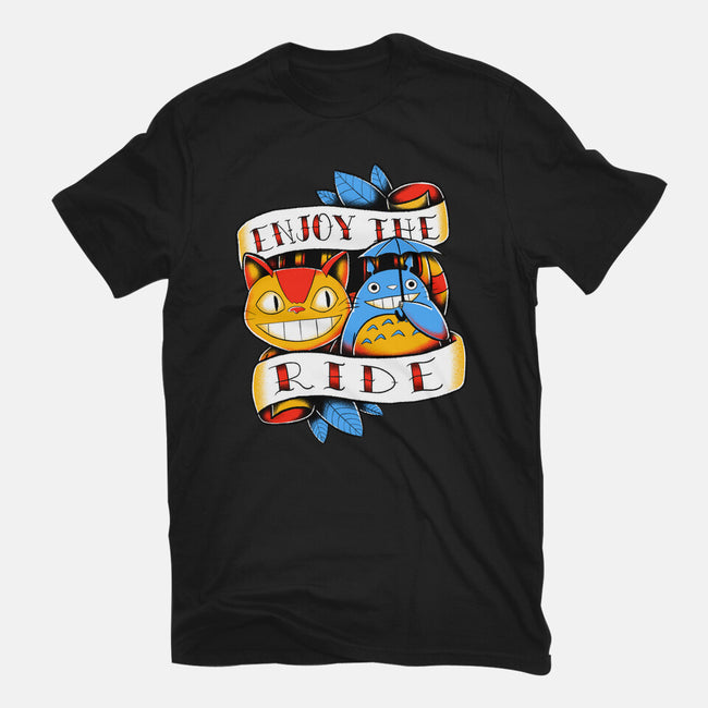 Enjoy The Ride-Womens-Fitted-Tee-estudiofitas