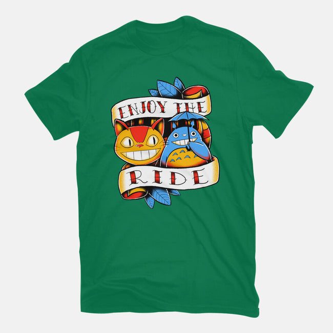 Enjoy The Ride-Womens-Fitted-Tee-estudiofitas