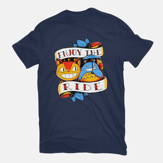 Enjoy The Ride-Womens-Fitted-Tee-estudiofitas